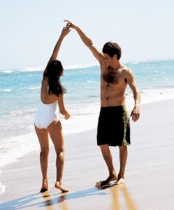 Couple on beach